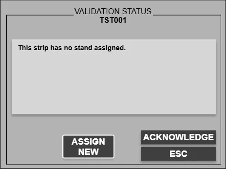 No stand dialog