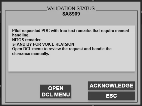Custom PDC dialog