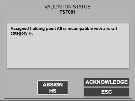 Taxiway type dialog